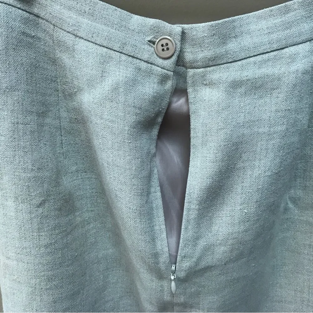 4 for $20 Warm Cream High Waisted Linen Pencil Skirt